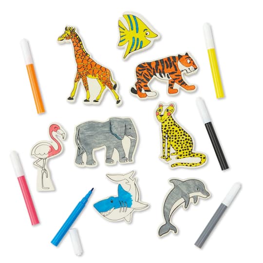 Animal Color Your Way Wood Play Kit by Creatology&#x2122;